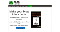 Desktop Screenshot of blogintobook.com