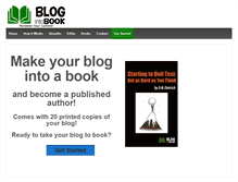 Tablet Screenshot of blogintobook.com